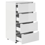 Casa si Gradina - Mobilier - Dulapuri si sifoniere - Dulapuri - Dulapuri de depozitare 2 pcs Alb lucios 60 x 48 x 105 cm - Infinity.ro