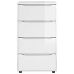 Casa si Gradina - Mobilier - Dulapuri si sifoniere - Dulapuri - Dulapuri de depozitare 2 pcs Alb lucios 60 x 48 x 105 cm - Infinity.ro