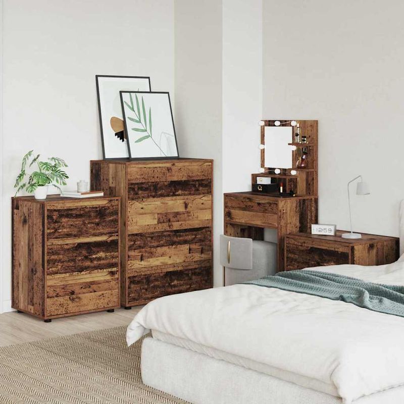 Casa si Gradina - Mobilier - Dulapuri si sifoniere - Dulapuri - Dulapuri de depozitare 2 pcs Lemn Vechi 80 x 48 x 105 cm - Infinity.ro