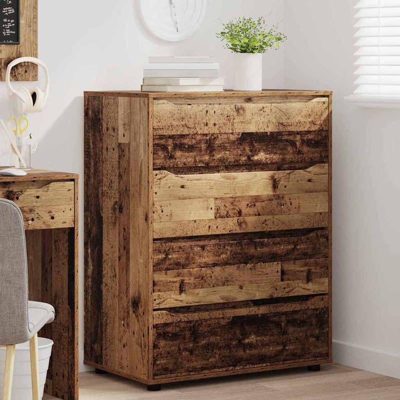 Casa si Gradina - Mobilier - Dulapuri si sifoniere - Dulapuri - Dulapuri de depozitare 2 pcs Lemn Vechi 80 x 48 x 105 cm - Infinity.ro