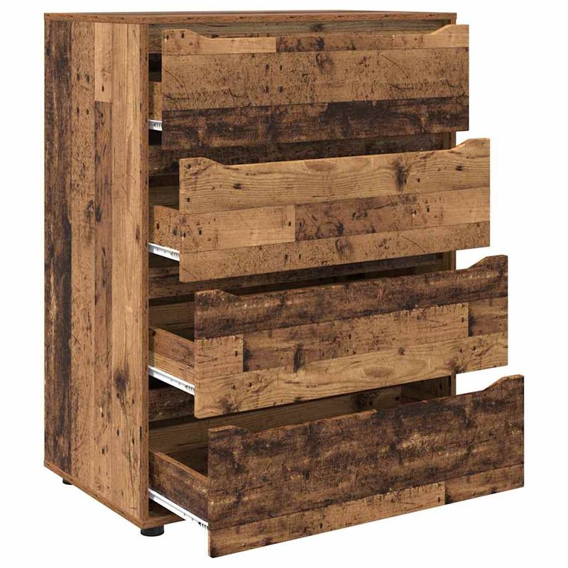 Casa si Gradina - Mobilier - Dulapuri si sifoniere - Dulapuri - Dulapuri de depozitare 2 pcs Lemn Vechi 80 x 48 x 105 cm - Infinity.ro
