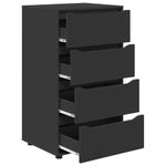 Casa si Gradina - Mobilier - Dulapuri si sifoniere - Dulapuri - Dulapuri de depozitare 2 pcs Negru 60 x 48 x 105 cm - Infinity.ro