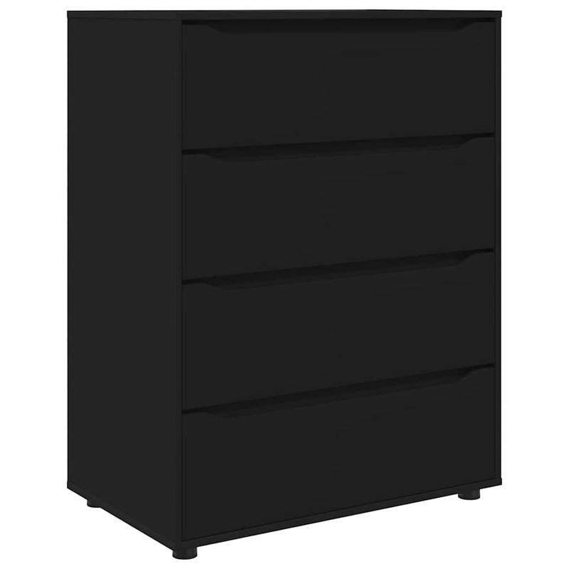 Casa si Gradina - Mobilier - Dulapuri si sifoniere - Dulapuri - Dulapuri de depozitare 2 pcs Negru 80 x 48 x 105 cm - Infinity.ro