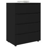 Casa si Gradina - Mobilier - Dulapuri si sifoniere - Dulapuri - Dulapuri de depozitare 2 pcs Negru 80 x 48 x 105 cm - Infinity.ro