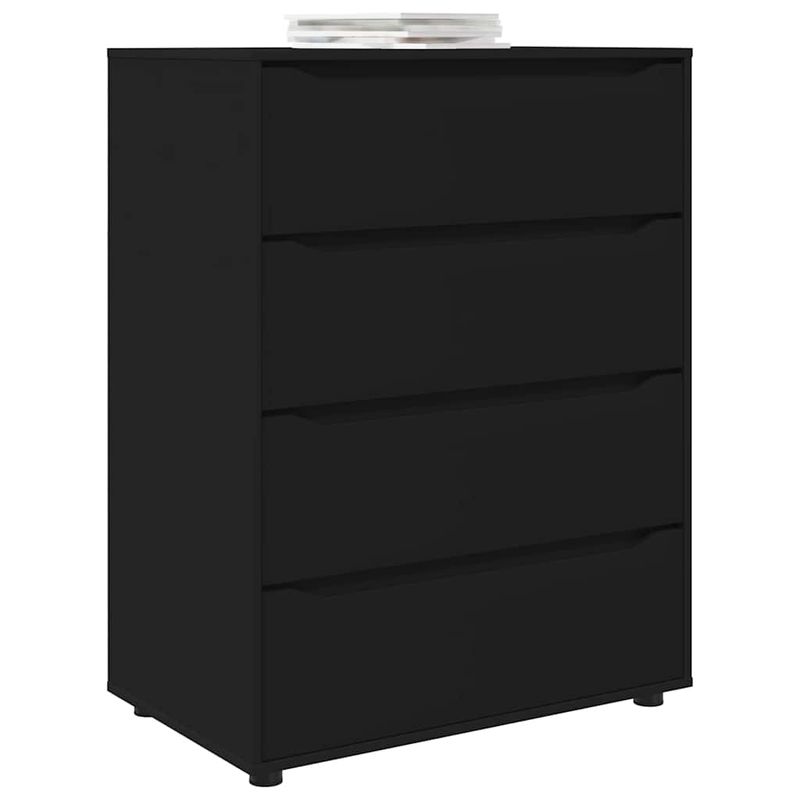Casa si Gradina - Mobilier - Dulapuri si sifoniere - Dulapuri - Dulapuri de depozitare 2 pcs Negru 80 x 48 x 105 cm - Infinity.ro