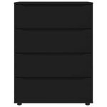 Casa si Gradina - Mobilier - Dulapuri si sifoniere - Dulapuri - Dulapuri de depozitare 2 pcs Negru 80 x 48 x 105 cm - Infinity.ro