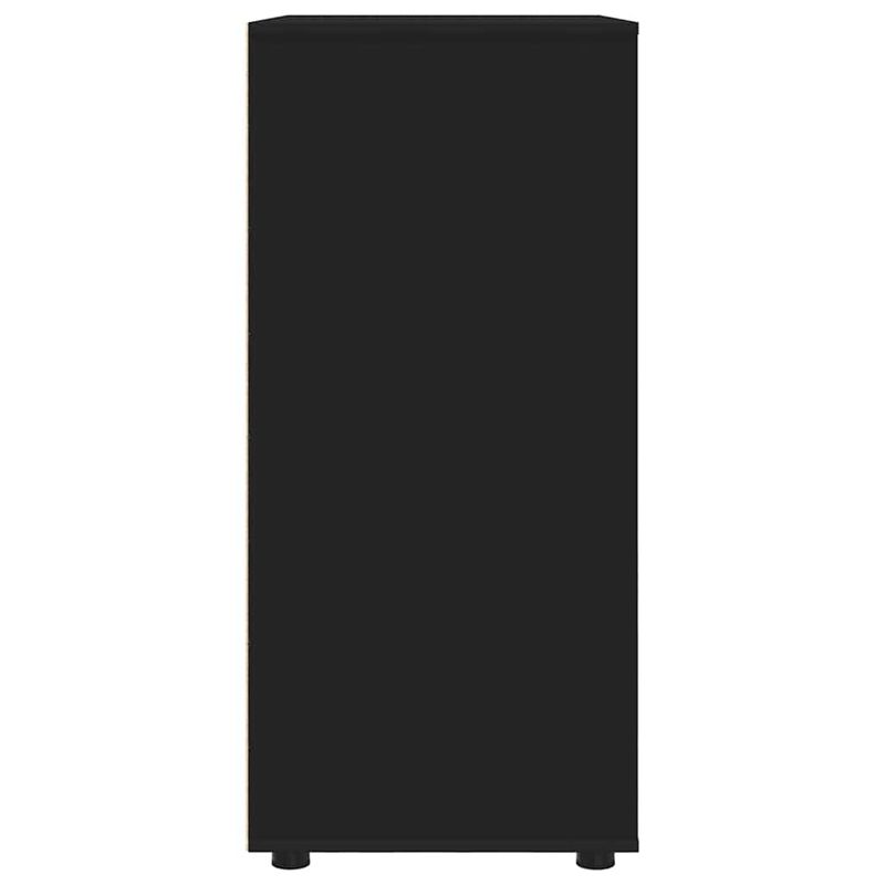 Casa si Gradina - Mobilier - Dulapuri si sifoniere - Dulapuri - Dulapuri de depozitare 2 pcs Negru 80 x 48 x 105 cm - Infinity.ro