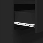 Casa si Gradina - Mobilier - Dulapuri si sifoniere - Dulapuri - Dulapuri de depozitare 2 pcs Negru 80 x 48 x 105 cm - Infinity.ro