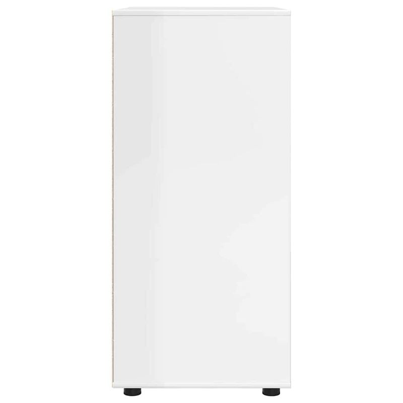 Casa si Gradina - Mobilier - Dulapuri si sifoniere - Dulapuri - Dulapuri de depozitare 2 pcs Alb lucios 80 x 48 x 105 cm - Infinity.ro