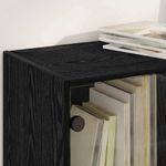 Casa si Gradina - Mobilier - Comode si corpuri - Comode - Bufet 2 pcs Stejar Negru 136 x 37 x 142 cm Lemn compozit - Infinity.ro