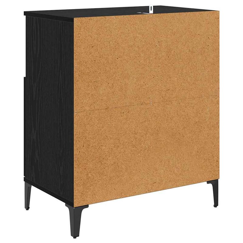 Casa si Gradina - Mobilier - Comode si corpuri - Comode - Bufeturi 2 pcs Stejar Negru 60 x 35 x 70 cm Lemn compozit - Infinity.ro