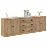 Casa si Gradina - Mobilier - Comode si corpuri - Comode - Bufeturi 3 pcs Lemn Vechi 210 x 35,5 x 67,5 cm Lemn compozit - Infinity.ro