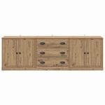 Casa si Gradina - Mobilier - Comode si corpuri - Comode - Bufeturi 3 pcs Lemn Vechi 210 x 35,5 x 67,5 cm Lemn compozit - Infinity.ro