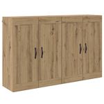Casa si Gradina - Mobilier - Comode si corpuri - Comode - Usi pentru dulapuri montate pe perete 2 pcs Stejar Artizanal - Infinity.ro