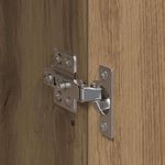 Casa si Gradina - Mobilier - Comode si corpuri - Comode - Usi pentru dulapuri montate pe perete 2 pcs Stejar Artizanal - Infinity.ro