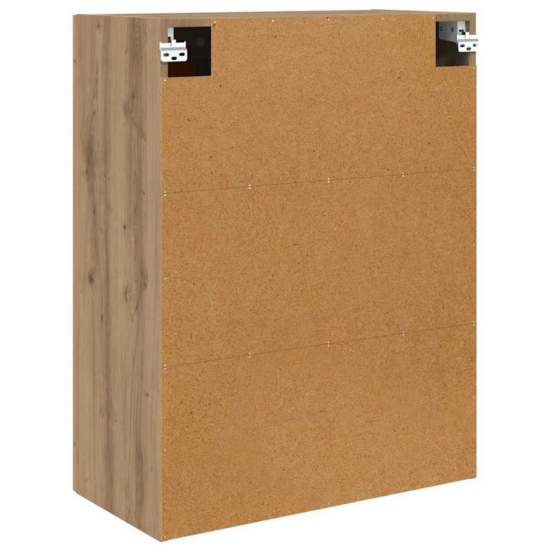 Casa si Gradina - Mobilier - Comode si corpuri - Comode - Usi pentru dulapuri montate pe perete 2 pcs Stejar Artizanal - Infinity.ro
