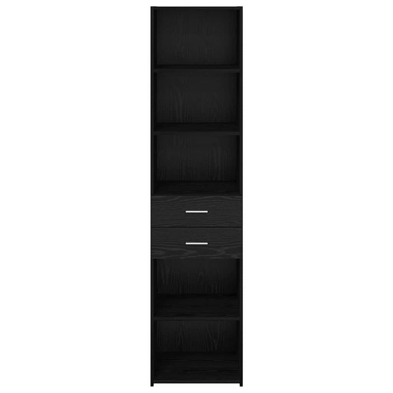 Casa si Gradina - Mobilier - Comode si corpuri - Comode - Bufet cu sertar Stejar Negru 45 x 42,5 x 185 cm Lemn compozit - Infinity.ro