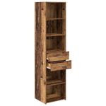 Casa si Gradina - Mobilier - Comode si corpuri - Comode - Bufet cu sertar Lemn Vechi 45 x 42,5 x 185 cm Lemn compozit - Infinity.ro