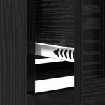 Casa si Gradina - Mobilier - Comode si corpuri - Comode - Bufeturi 2 pcs Stejar Negru 70 x 35,5 x 67,5 cm Lemn compozit - Infinity.ro