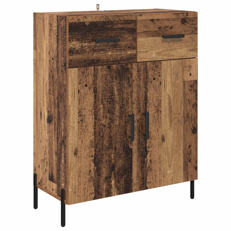 Casa si Gradina - Mobilier - Comode si corpuri - Corpuri bucatarie - Bufet Pe perete Lemn Vechi 69,5 x 34 x 180 cm Lemn compozit - Infinity.ro