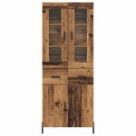 Casa si Gradina - Mobilier - Comode si corpuri - Corpuri bucatarie - Bufet Pe perete Lemn Vechi 69,5 x 34 x 180 cm Lemn compozit - Infinity.ro