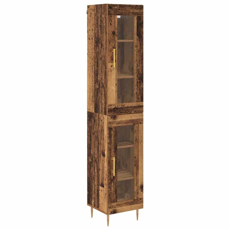 Casa si Gradina - Mobilier - Comode si corpuri - Corpuri bucatarie - Bufet Lemn Vechi 34,5 x 34 x 180 cm Lemn compozit - Infinity.ro