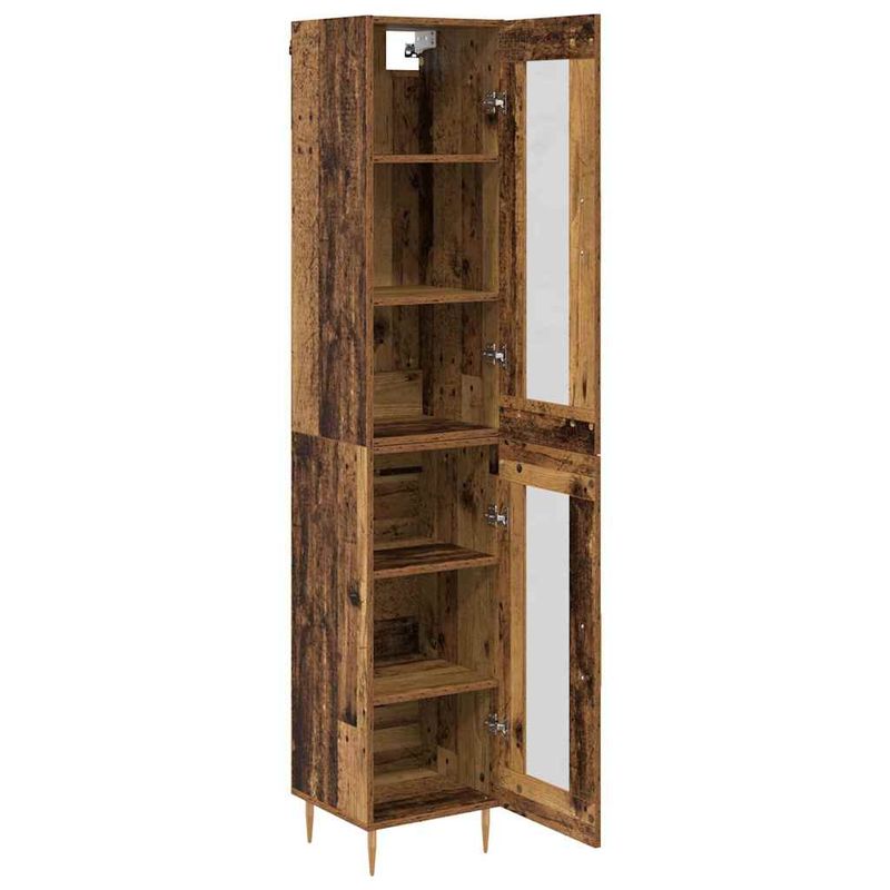 Casa si Gradina - Mobilier - Comode si corpuri - Corpuri bucatarie - Bufet Lemn Vechi 34,5 x 34 x 180 cm Lemn compozit - Infinity.ro