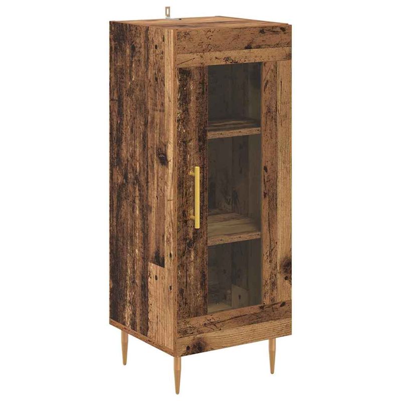 Casa si Gradina - Mobilier - Comode si corpuri - Corpuri bucatarie - Bufet Lemn Vechi 34,5 x 34 x 180 cm Lemn compozit - Infinity.ro