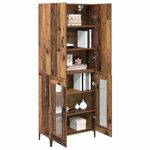 Casa si Gradina - Mobilier - Comode si corpuri - Corpuri bucatarie - Bufet Pe perete Lemn Vechi 69,5 x 34 x 180 cm Lemn compozit - Infinity.ro