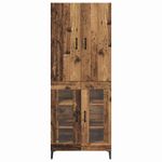 Casa si Gradina - Mobilier - Comode si corpuri - Corpuri bucatarie - Bufet Pe perete Lemn Vechi 69,5 x 34 x 180 cm Lemn compozit - Infinity.ro