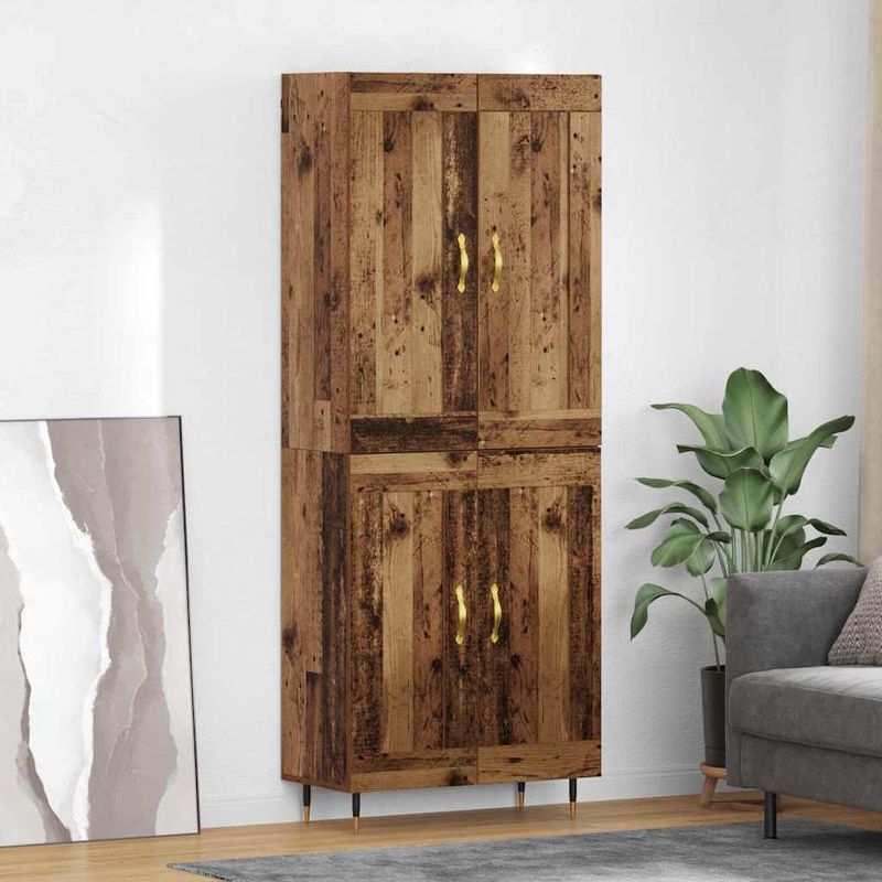 Casa si Gradina - Mobilier - Comode si corpuri - Corpuri bucatarie - Bufet Lemn Vechi 69,5 x 34 x 180 cm Lemn compozit - Infinity.ro