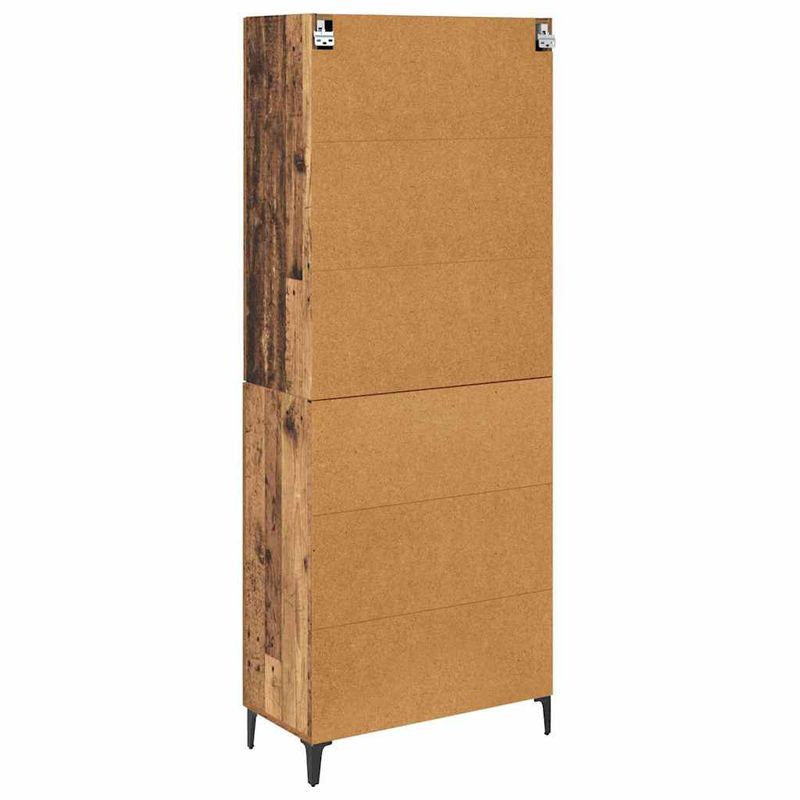 Casa si Gradina - Mobilier - Comode si corpuri - Corpuri bucatarie - Bufet Pe perete Lemn Vechi 69,5 x 34 x 180 cm Lemn compozit - Infinity.ro