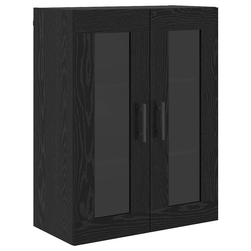 Casa si Gradina - Mobilier - Comode si corpuri - Comode - Bufet Pe perete Stejar Negru 69,5 x 34 x 180 cm Lemn compozit - Infinity.ro