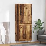 Casa si Gradina - Mobilier - Comode si corpuri - Corpuri bucatarie - Bufet Pe perete Lemn Vechi 69,5 x 34 x 180 cm Lemn compozit - Infinity.ro