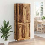 Casa si Gradina - Mobilier - Comode si corpuri - Corpuri bucatarie - Bufet Pe perete Lemn Vechi 69,5 x 34 x 180 cm Lemn compozit - Infinity.ro