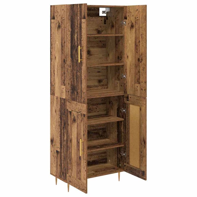 Casa si Gradina - Mobilier - Comode si corpuri - Corpuri bucatarie - Bufet Pe perete Lemn Vechi 69,5 x 34 x 180 cm Lemn compozit - Infinity.ro