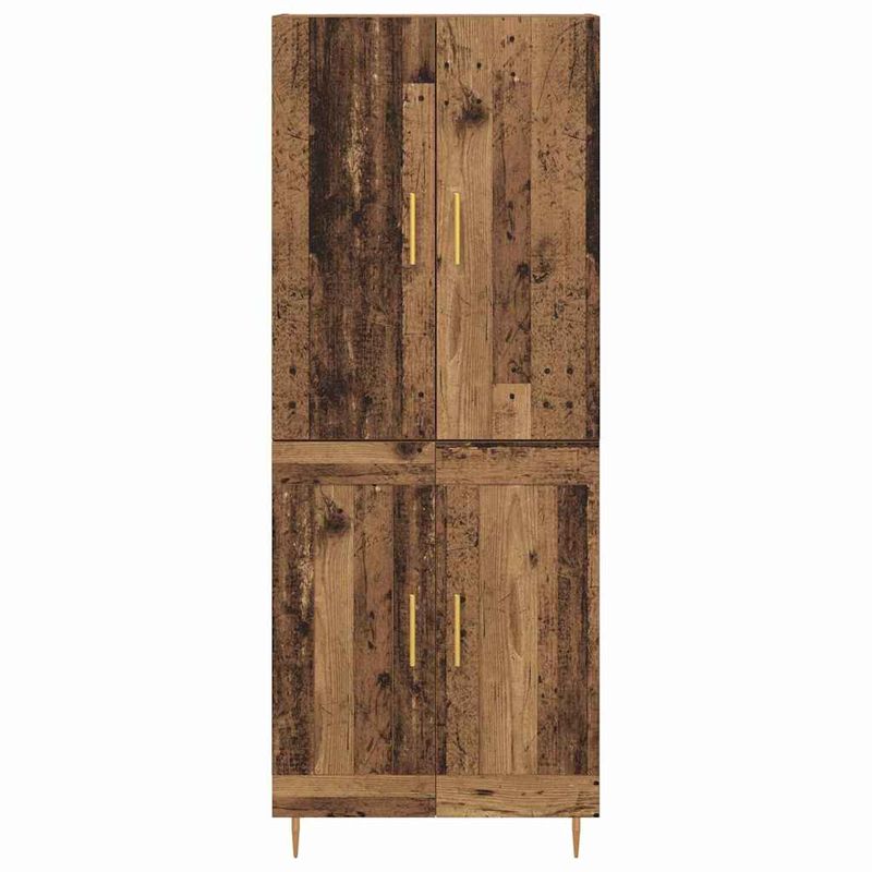 Casa si Gradina - Mobilier - Comode si corpuri - Corpuri bucatarie - Bufet Pe perete Lemn Vechi 69,5 x 34 x 180 cm Lemn compozit - Infinity.ro