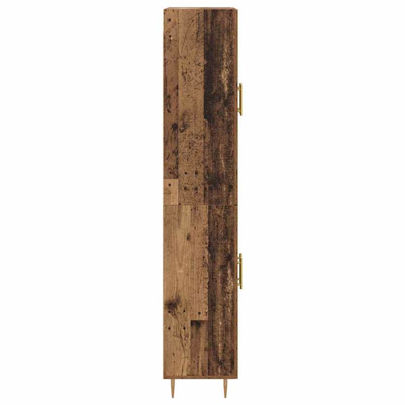 Casa si Gradina - Mobilier - Comode si corpuri - Corpuri bucatarie - Bufet Pe perete Lemn Vechi 69,5 x 34 x 180 cm Lemn compozit - Infinity.ro