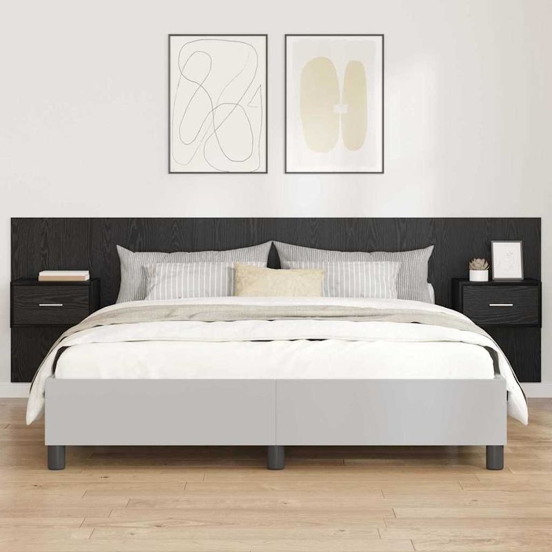 Casa si Gradina - Mobilier - Paturi si accesorii - Accesorii paturi - Tablie de pat LED Design Linii Albastru 200 cm Tesatura - Infinity.ro