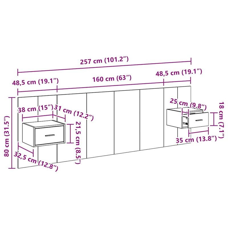 Casa si Gradina - Mobilier - Paturi si accesorii - Accesorii paturi - Tablie de pat LED Design Linii Albastru 200 cm Tesatura - Infinity.ro