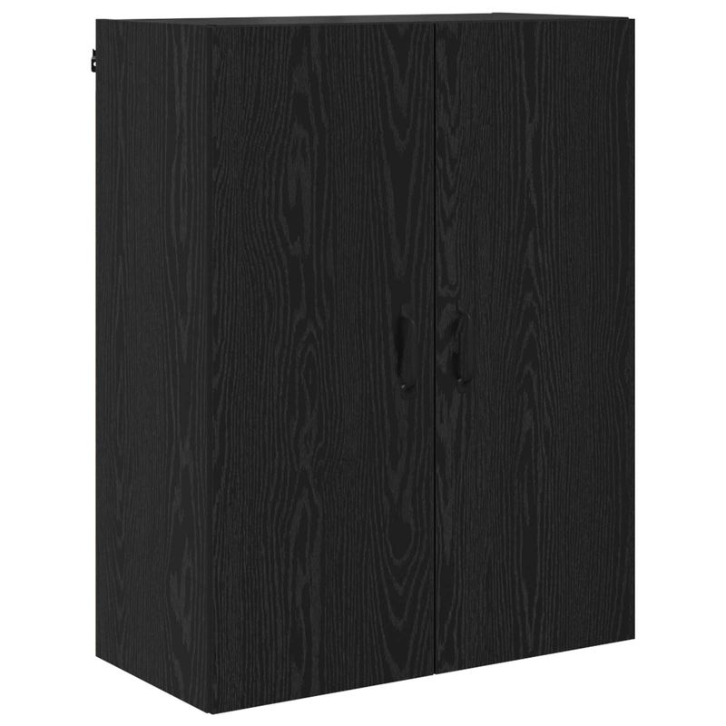 Casa si Gradina - Mobilier - Comode si corpuri - Corpuri bucatarie - Bufet Pe perete Stejar Negru 69,5 x 34 x 180 cm Lemn compozit - Infinity.ro