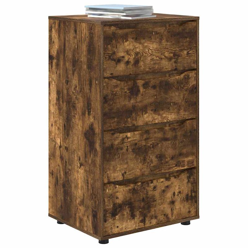 Casa si Gradina - Mobilier - Dulapuri si sifoniere - Dulapuri - Dulapuri de depozitare 2 pcs Stejar fumuriu 60 x 48 x 105 cm - Infinity.ro