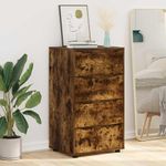 Casa si Gradina - Mobilier - Dulapuri si sifoniere - Dulapuri - Dulapuri de depozitare 2 pcs Stejar fumuriu 60 x 48 x 105 cm - Infinity.ro