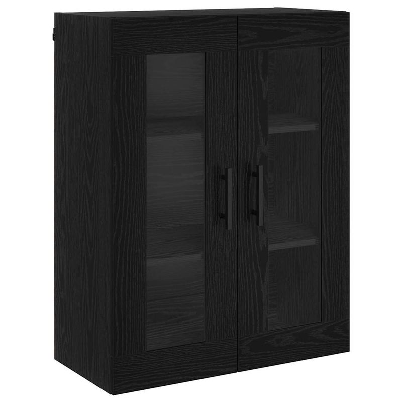 Casa si Gradina - Mobilier - Comode si corpuri - Corpuri bucatarie - Bufet Pe perete Stejar Negru 69,5 x 34 x 180 cm Lemn compozit - Infinity.ro