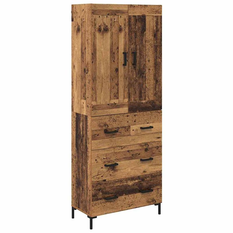Casa si Gradina - Mobilier - Comode si corpuri - Corpuri bucatarie - Bufet cu sertar Lemn Vechi 69,5 x 34 x 180 cm Lemn compozit - Infinity.ro