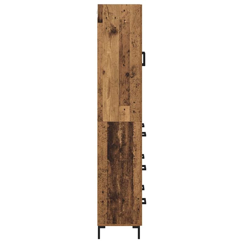 Casa si Gradina - Mobilier - Comode si corpuri - Corpuri bucatarie - Bufet cu sertar Lemn Vechi 69,5 x 34 x 180 cm Lemn compozit - Infinity.ro