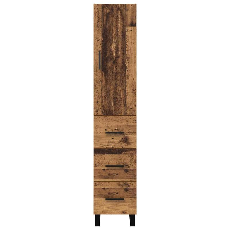 Casa si Gradina - Mobilier - Comode si corpuri - Corpuri bucatarie - Bufet cu sertar Lemn Vechi 34,5 x 34 x 180 cm Lemn compozit - Infinity.ro