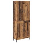 Casa si Gradina - Mobilier - Comode si corpuri - Corpuri bucatarie - Bufet Pe perete Lemn Vechi 69,5 x 34 x 180 cm Lemn compozit - Infinity.ro