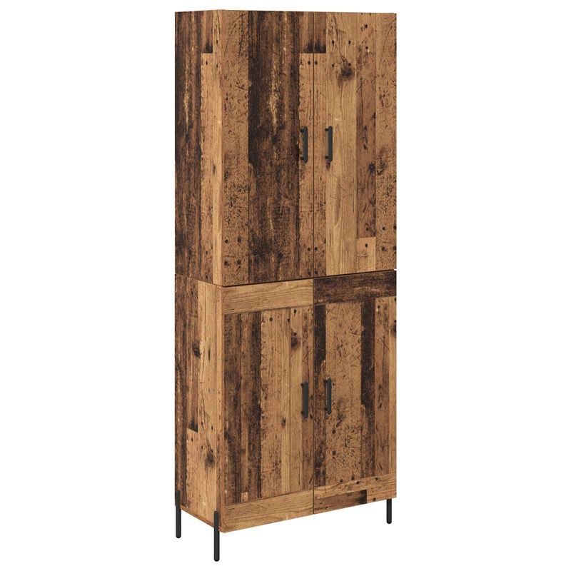 Casa si Gradina - Mobilier - Comode si corpuri - Corpuri bucatarie - Bufet Pe perete Lemn Vechi 69,5 x 34 x 180 cm Lemn compozit - Infinity.ro