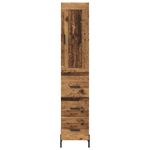 Casa si Gradina - Mobilier - Comode si corpuri - Corpuri bucatarie - Bufet cu sertar Lemn Vechi 34,5 x 34 x 180 cm Lemn compozit - Infinity.ro
